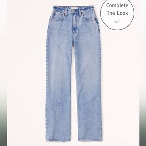 High Rise Loose Jean Medium Wash